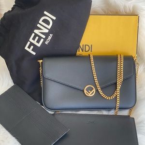 Fendi wallet on chain pouches